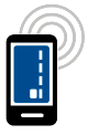 Cell with wireless icon